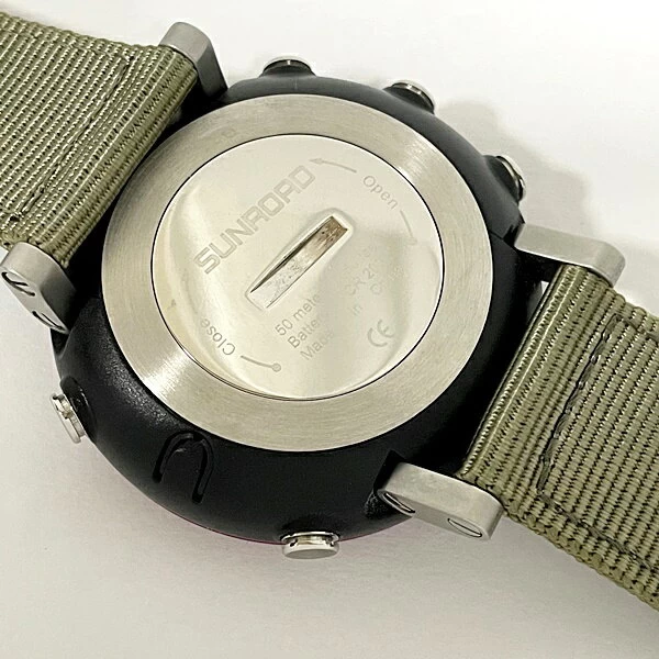Sunroad Multifunctional Sports Watch Altimeter Barometer Digital Watch SR2032 Fishing Watch Purple Sunroad [092021]
