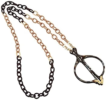 (Unused) TSK Pendant Magnifier 2x Magnification Lens Diameter 40x20mm Silk Chain SL-4