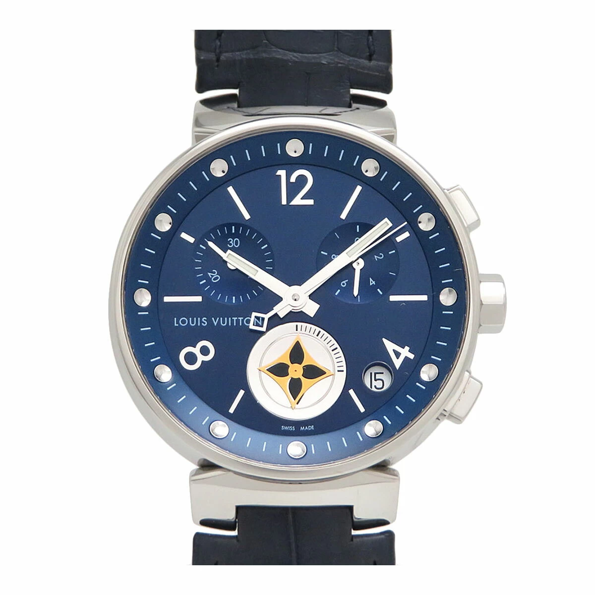 Louis Vuitton Tambour Moon Star Chronograph QA034Z Quartz Stainless Steel LOUIS VUITTON [Watch]