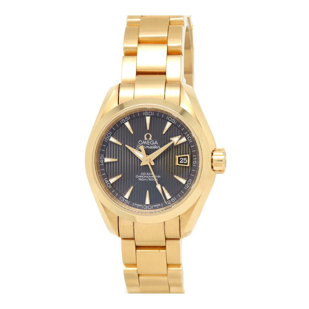Omega Aqua Terra 150m Co-Axial Chronometer 231.50.30.20.06.002 Automatic Yellow Gold Ladies OMEGA [unused item] [watch]