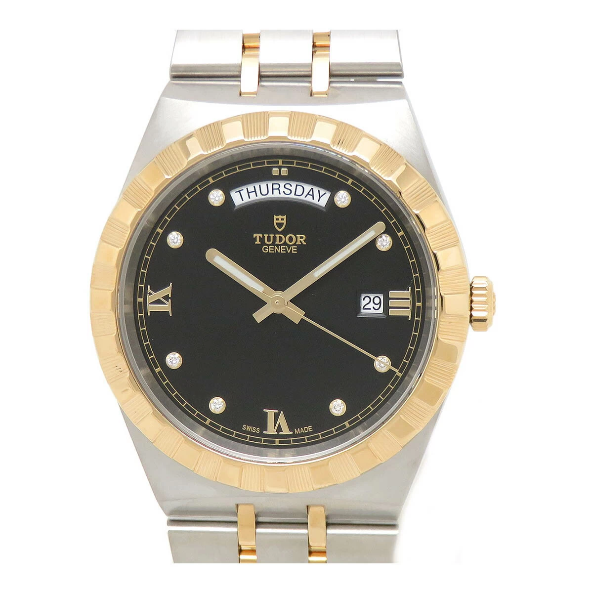 Tudor Royal 8P Diamond 28603 Automatic Stainless Steel Yellow Gold TUDOR [Watch]