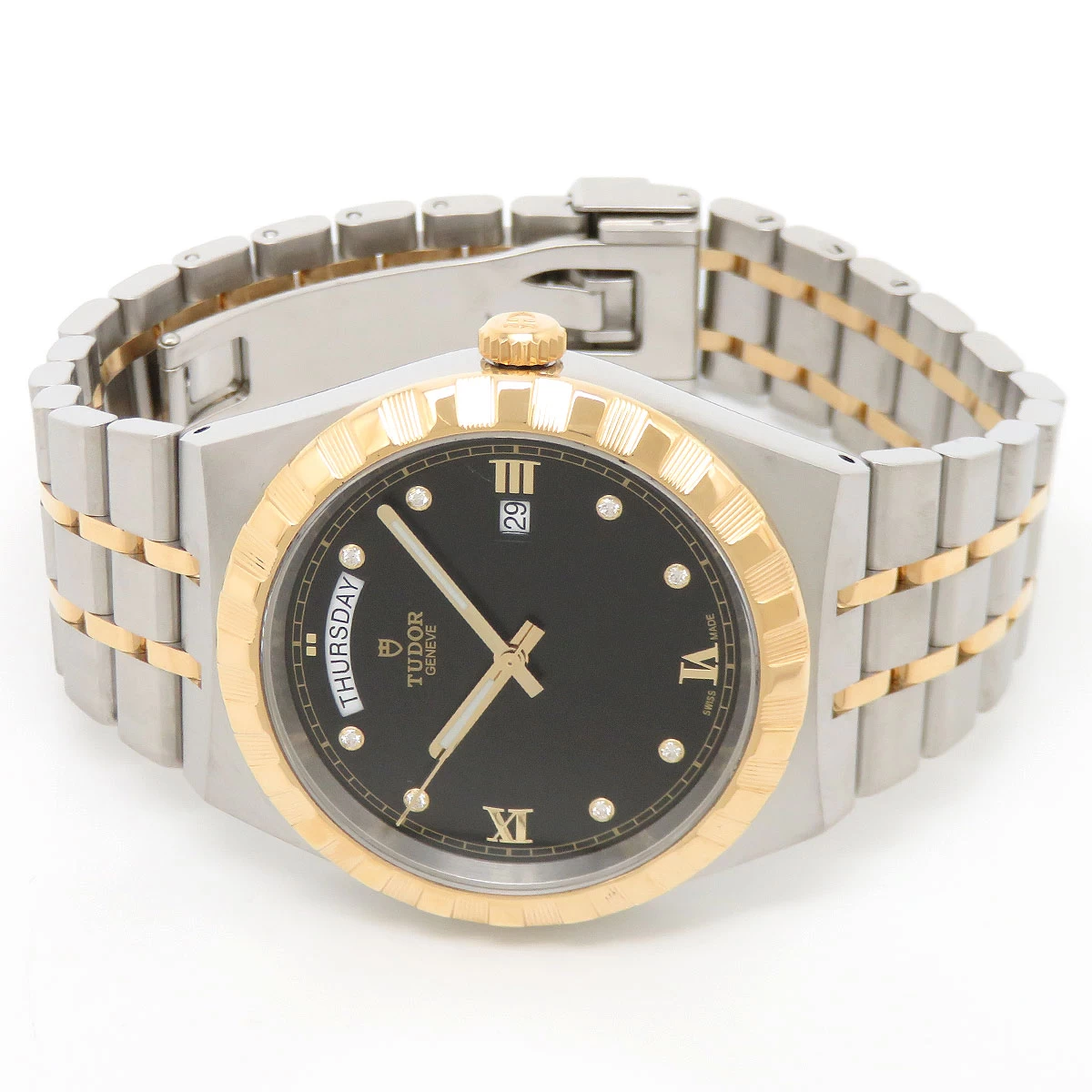 Tudor Royal 8P Diamond 28603 Automatic Stainless Steel Yellow Gold TUDOR [Watch]