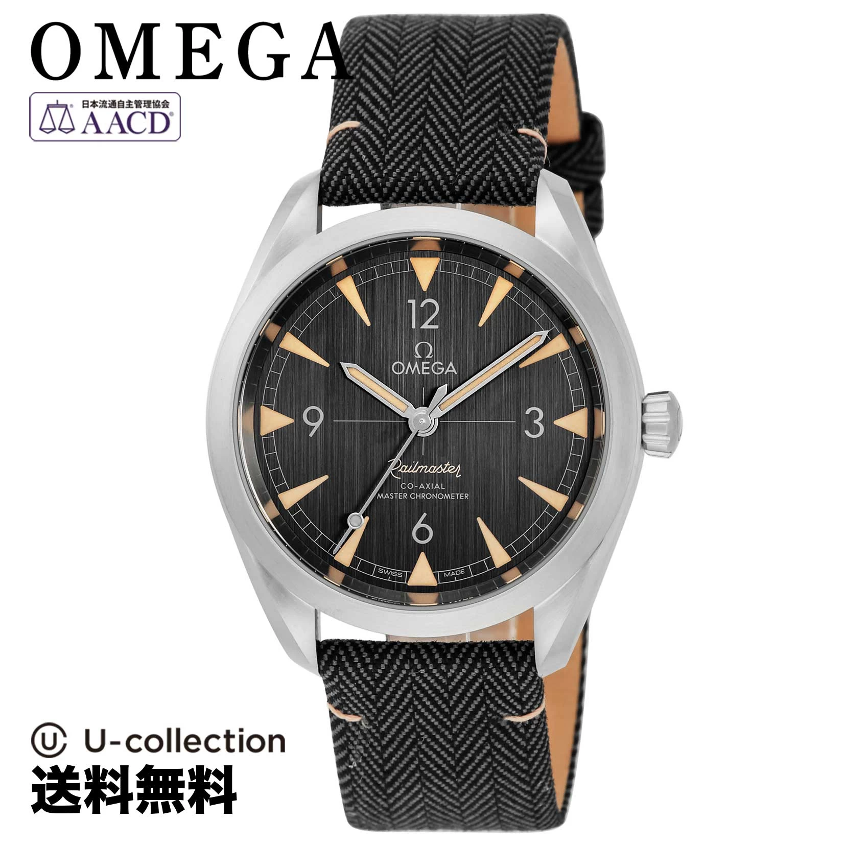 \! 10 times point/ [46% OFF &] OMEGA Omega SEAMASTER RAILMASTER Seamaster Railmaster Co-Axial Master Chronometer 40mm Co-Axial Automatic Black 220.12.40.20.01.001 Luxury Brand