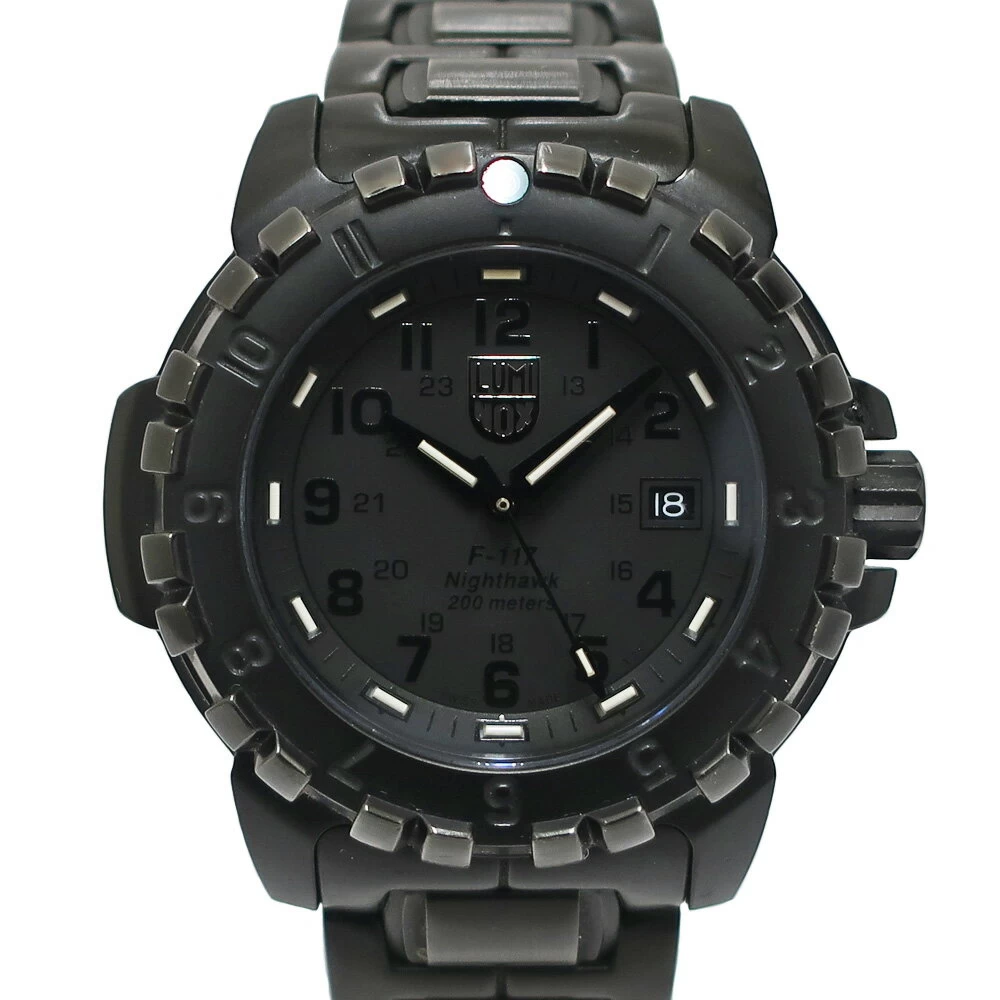 [Sakae] [Luminox] Luminox F-117 Nighthawk 6400 Series 6402 BO Quartz SS Black 