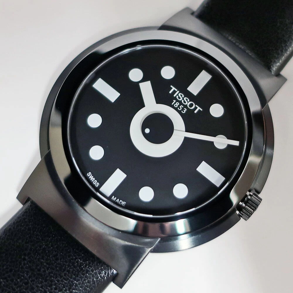 [Sakae] [TISSOT] Tissot Heritage Memphis Limited Edition Sottsass T1344103705100 3000 pcs limited black SS leather quartz [unused]