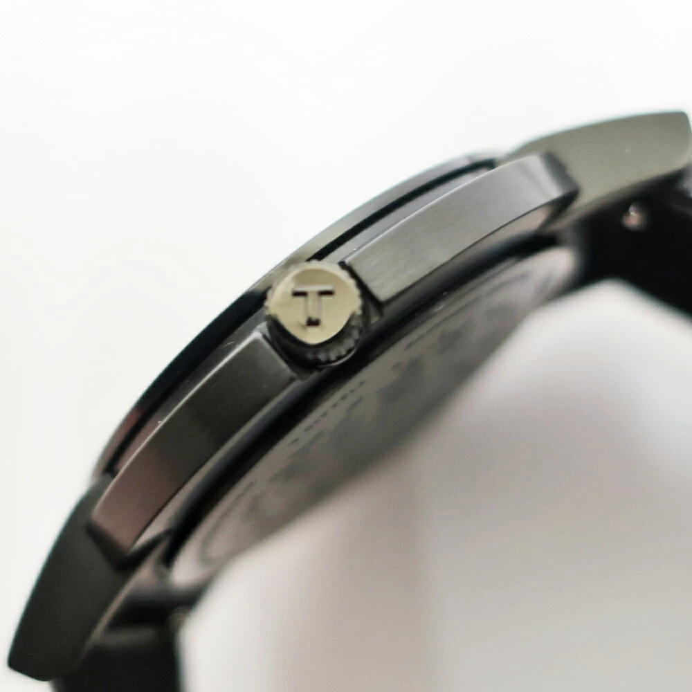 [Sakae] [TISSOT] Tissot Heritage Memphis Limited Edition Sottsass T1344103705100 3000 pcs limited black SS leather quartz [unused]