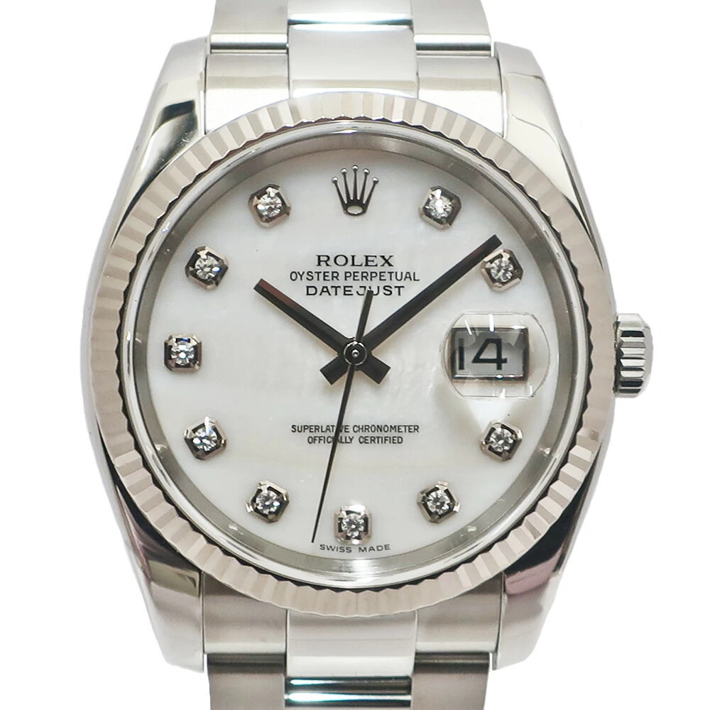 [Sakae] [Rolex] Rolex Datejust 36 116234NG D Number Shell Diamond Oyster SS WG Self-Winding [Finished]