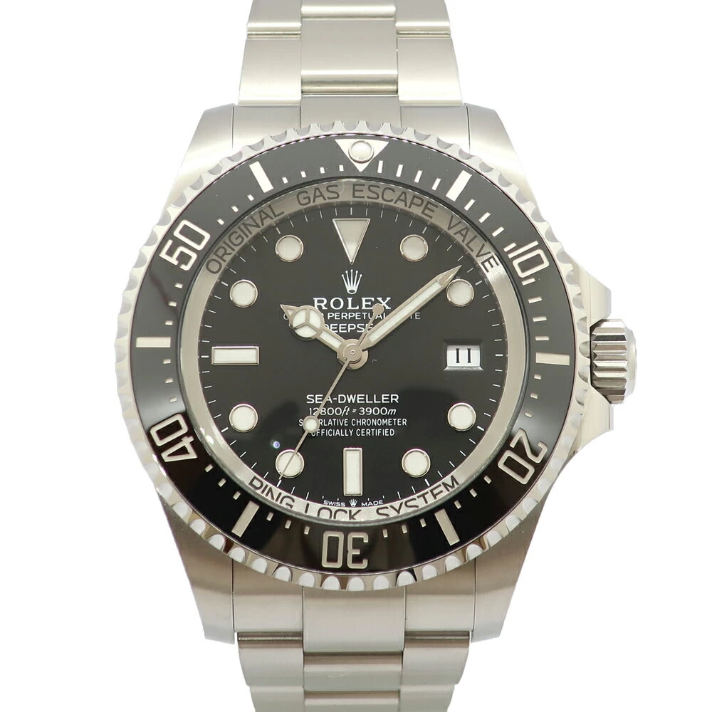 [Tenpaku] [ROLEX] Rolex Sea-Dweller Deepsea 136660 Random Automatic Black 44mm 2023 SS Box Warranty