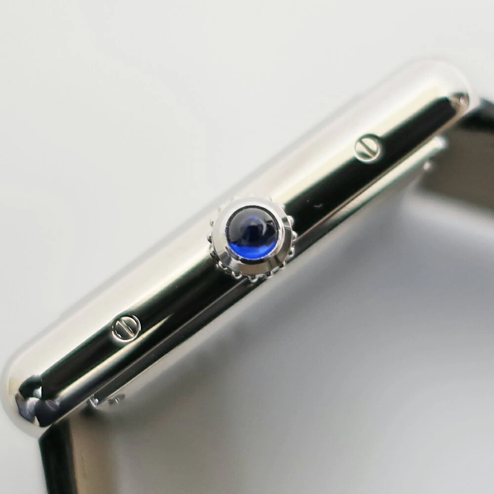 [Sakae] [CARTIER] Cartier Tank Mast LM WSTA0072 Black SS Leather Quartz [Unused]