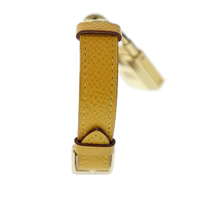 Hermes HERMES Kelly Watch Quartz Gold Hardware KE1.210 □ A Engraved 1997 Yellow Yellow Brand Used Clothing Vector ☆ AA ★ ▲■ 220822/103 Ladies