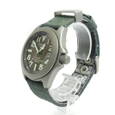 Citizen CITIZEN PROMASTER ECO DRIVE ANALOG DATE SOLAR 7828-H09971 KHAKI ■SM0 230311