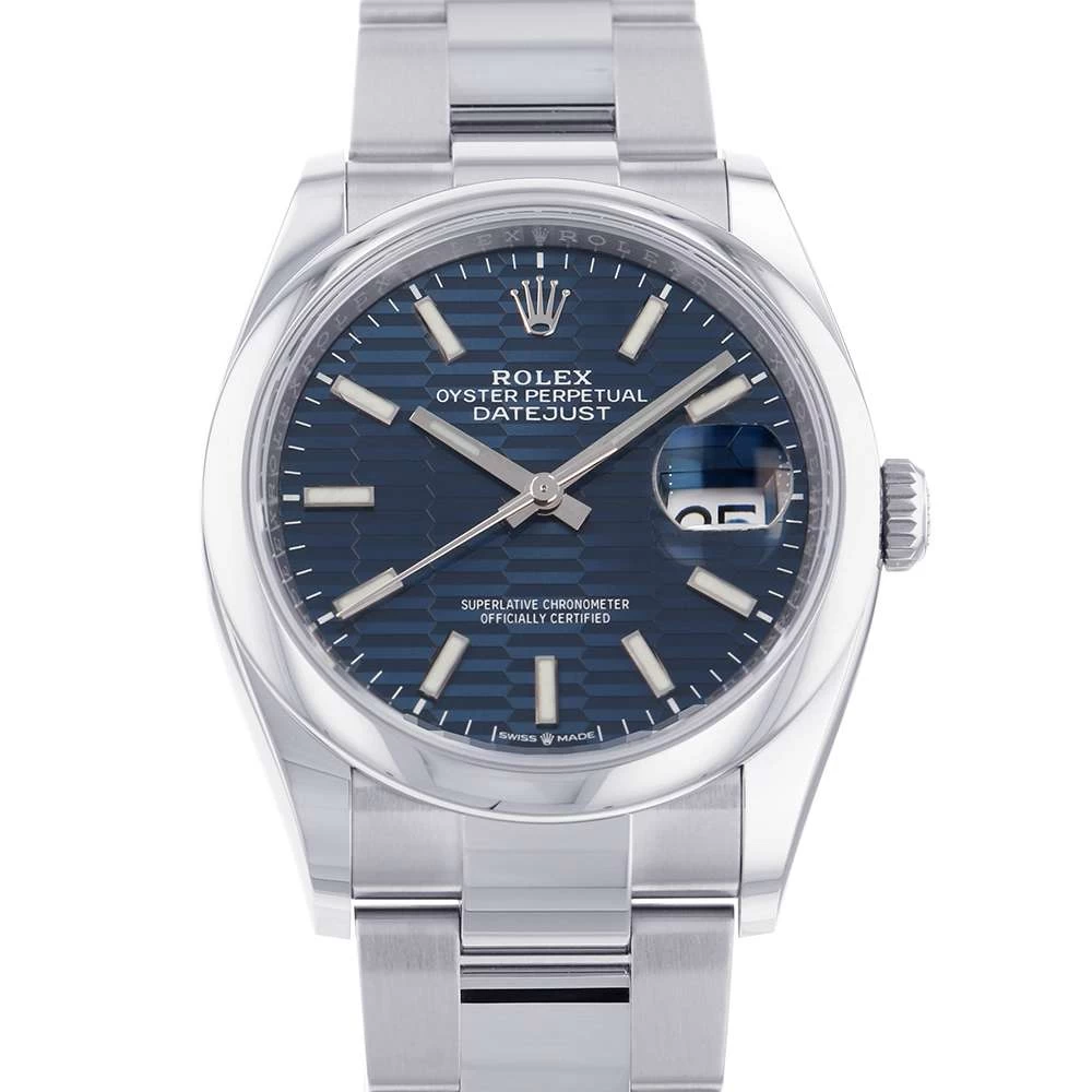 Rolex Datejust 36 random serial roulette 126200 Rolex blue fluted dial Rolex Rolex 