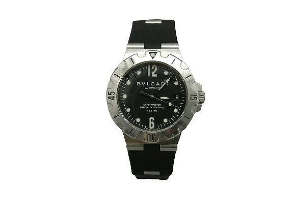 BVLGARI BVLGARI DIAGONO SCUBA DIAL COLOR: BLACK SD38S 