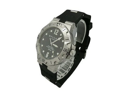 BVLGARI BVLGARI DIAGONO SCUBA DIAL COLOR: BLACK SD38S 