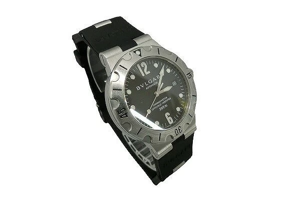 BVLGARI BVLGARI DIAGONO SCUBA DIAL COLOR: BLACK SD38S 