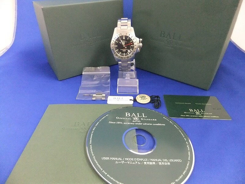 Ball Watch Ball Watch Engineer Hydrocarbon GMT Black Automatic Date Watch Work Business Commute DG1016 