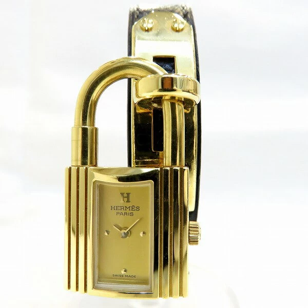 Hermes Hermes Kelly Watch 0Z Engraved Quartz Ladies 