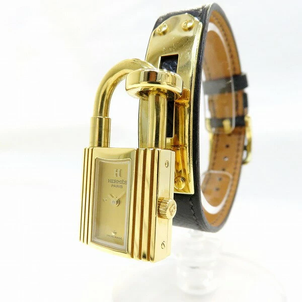 Hermes Hermes Kelly Watch 0Z Engraved Quartz Ladies 
