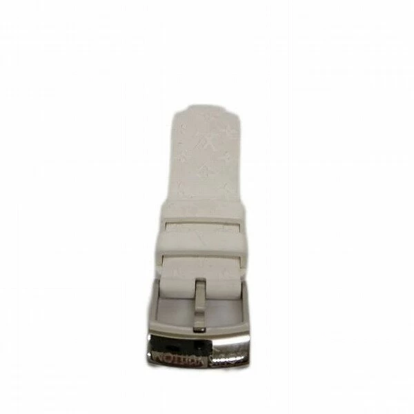 Louis Vuitton Nano Monogram Tambour Rubber Strap M R15175 Brand Accessory Replacement Belt Unisex 