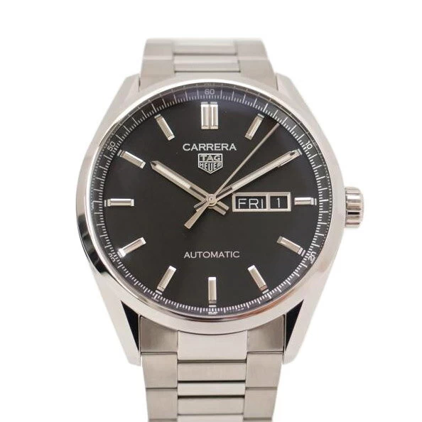 TAG Heuer TAG Heuer/ Stainless Steel Hobo Brand New Black Dial/Carrera Caliber 5/Day Date/Automatic WBN 2010.BA0640/BRZ****/Watch/SA Rank/69