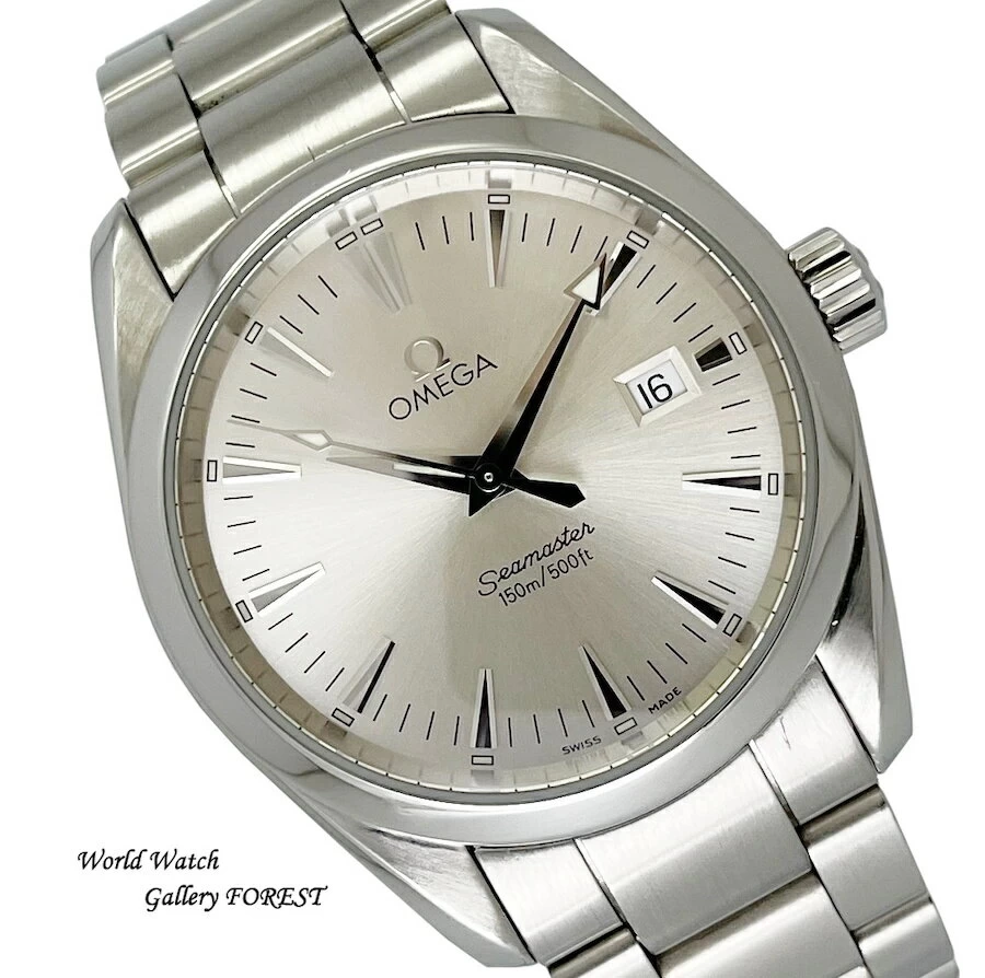 OMEGA Omega Seamaster Aqua Terra 2518.30 Boys Quartz Silver Dial Exterior Finish A Rank