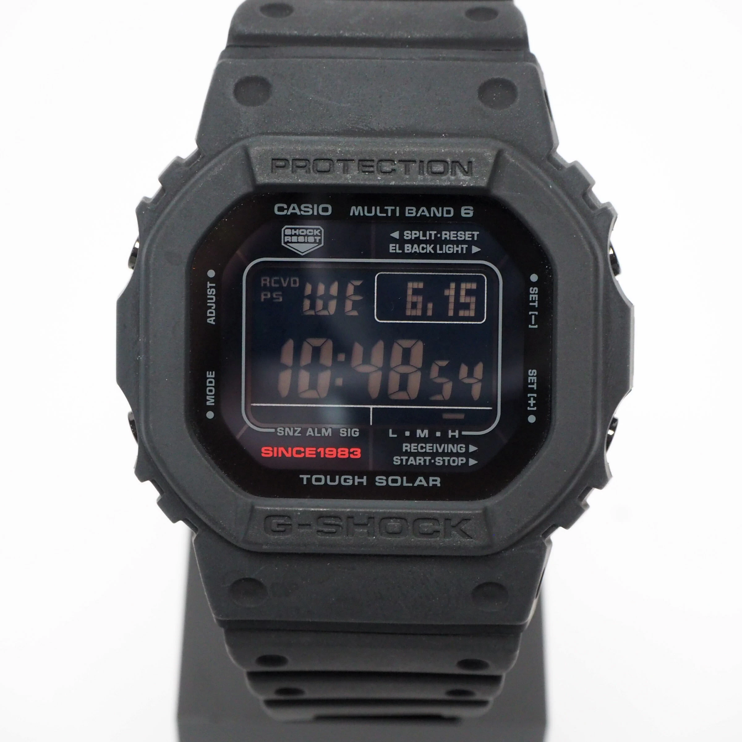 [Very Good] G-SHOCK G-SHOCK CASIO CASIO 35TH ANNIVERSARY MODEL TOUGH SOLAR WORLD TIME SHOCK RESISTANT STRUCTURE 20 ATM WATERPROOF Rubber/Stainless Steel Gold Hardware Big Bang Black GW-5035A-1JR