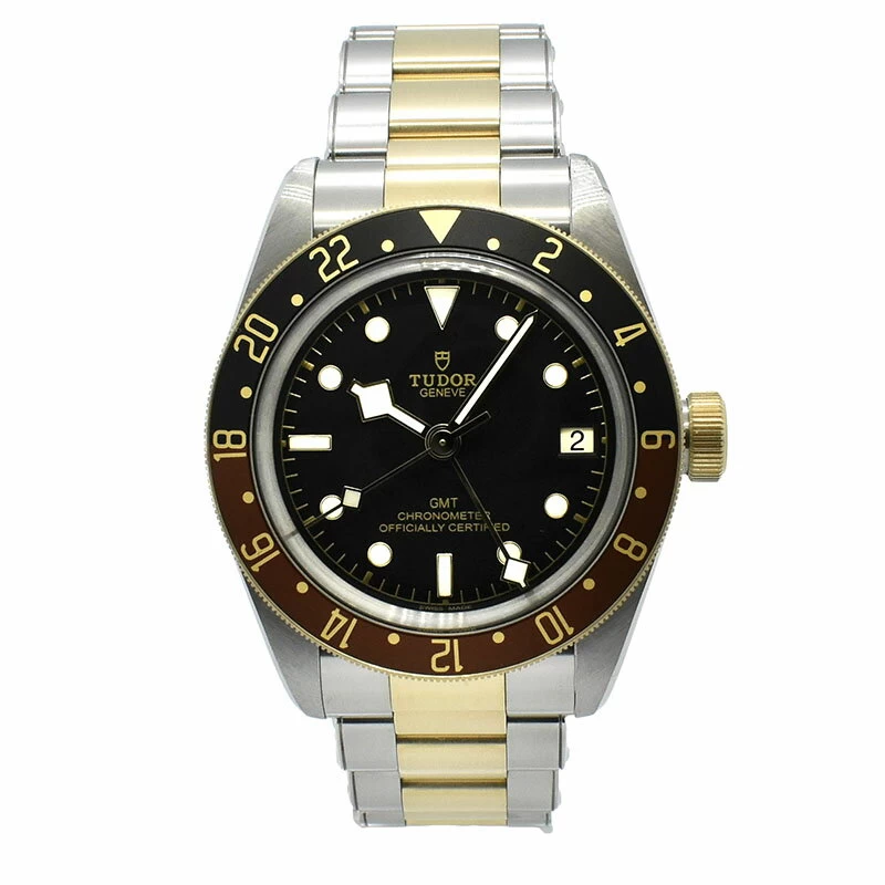 [International Warranty Available] [Exterior Finished] Tudor (Tudor) TUDOR Heritage Black Bay GMT S&G Ref.79833Mn 41mm Black USED　