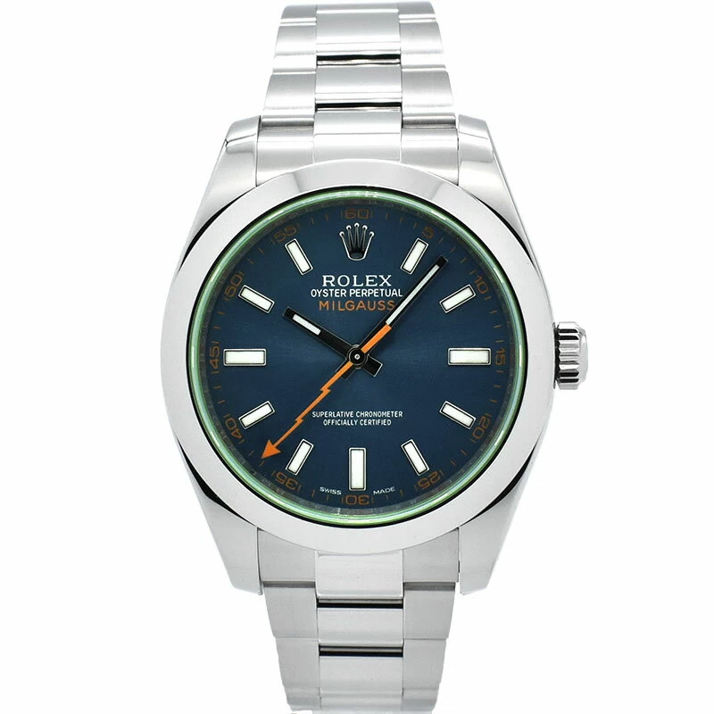 Rolex Rolex Milgauss Ref.116400GV Z Blue Green Glass 40mm USED　