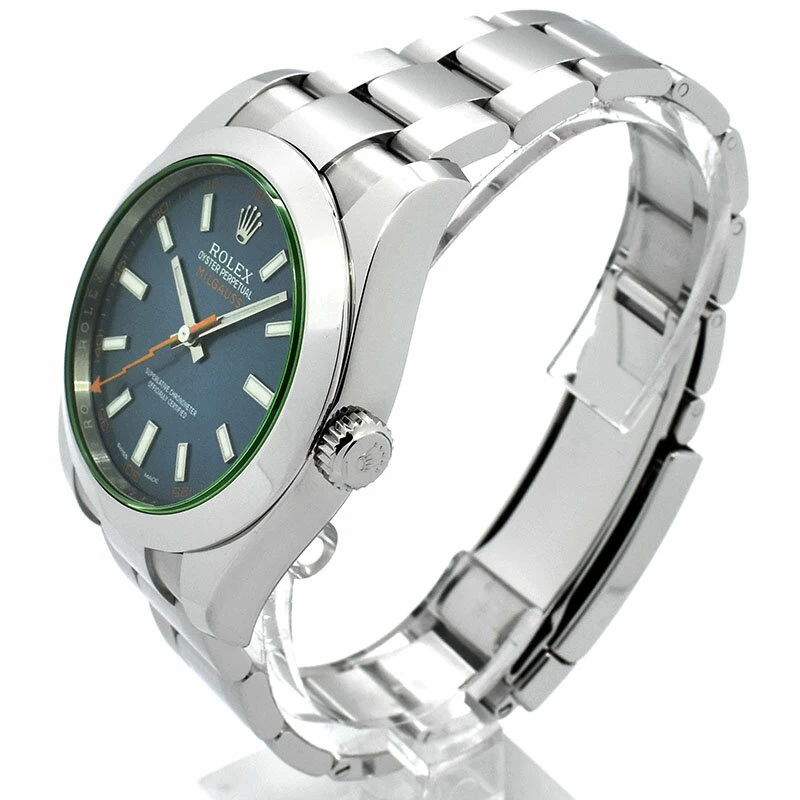 Rolex Rolex Milgauss Ref.116400GV Z Blue Green Glass 40mm USED　