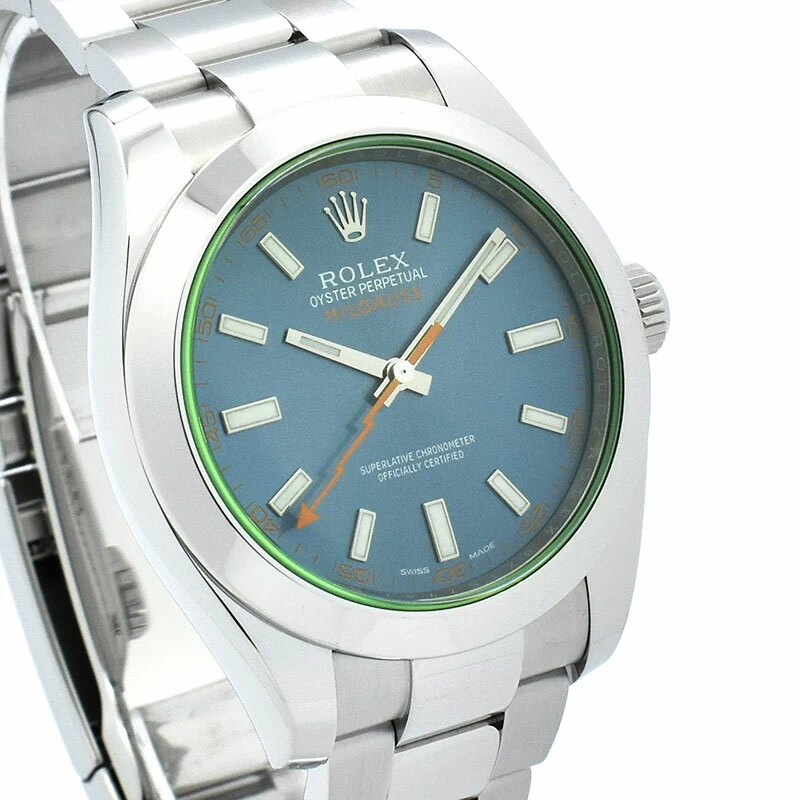 Rolex Rolex Milgauss Ref.116400GV Z Blue Green Glass 40mm USED　